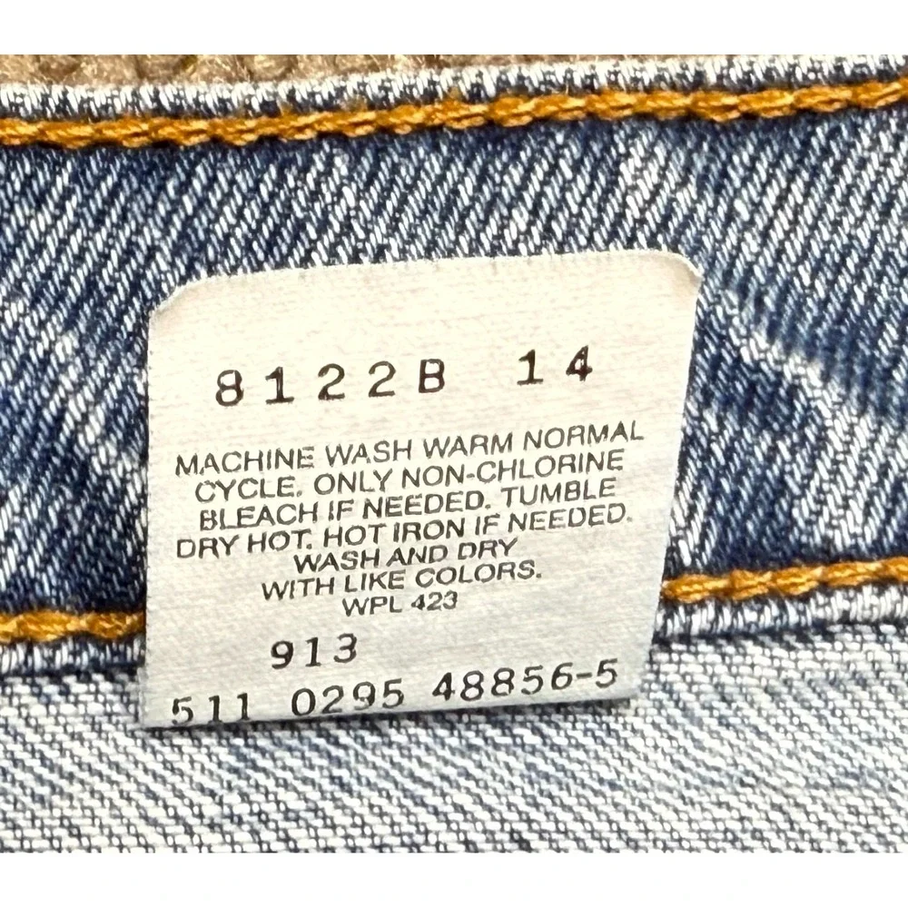 Levi's 505 Relaxed Fit Tapered Leg 5 pocket Men's Vintage Denim Jeans Size 38x34